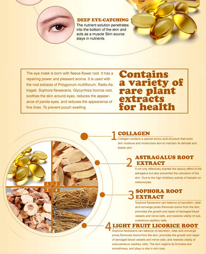 Gold Collagen Crystal Eye Mask Moisturizing Skin Care