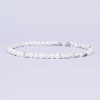 Mini Energy Charm Bracelet Natural Stone Beads Yoga Healing