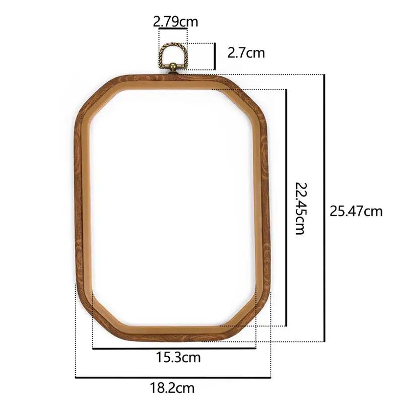 Sewing Tool Round Bamboo Embroidery Hoops Frame Set