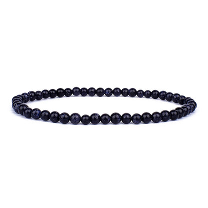 Mini Energy Charm Bracelet Natural Stone Beads Yoga Healing