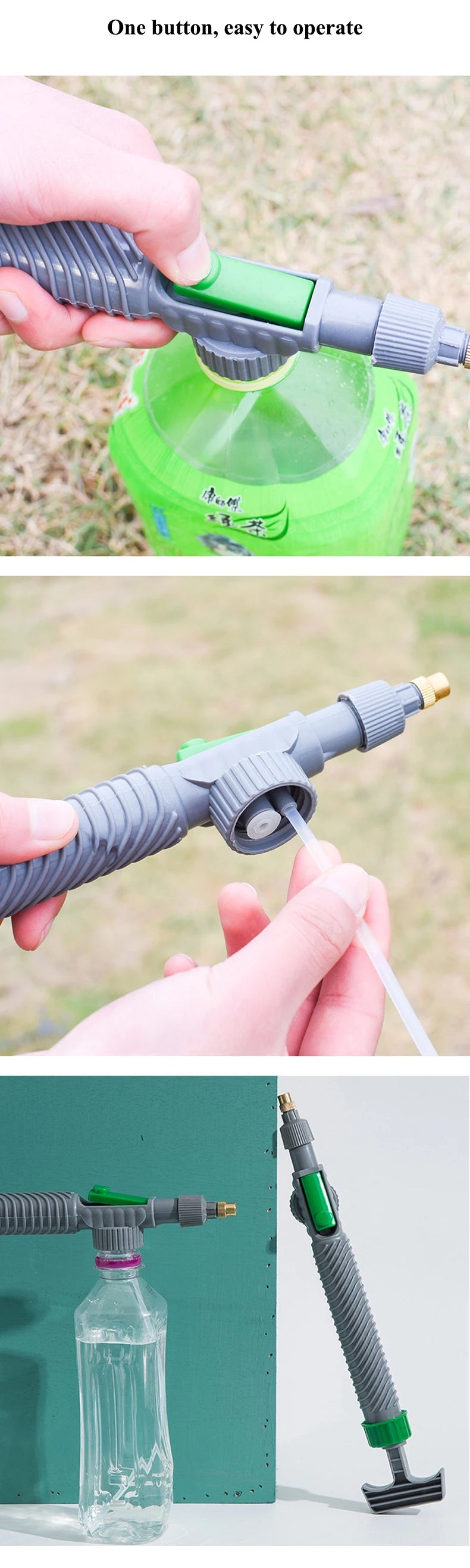 High Pressure Air Pump Manual Sprayer Head Nozzle