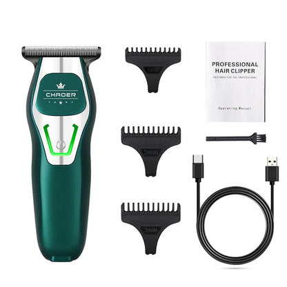 Powerful Professional Hair Trimmer Men 0 MM T Blade Electric Clipper