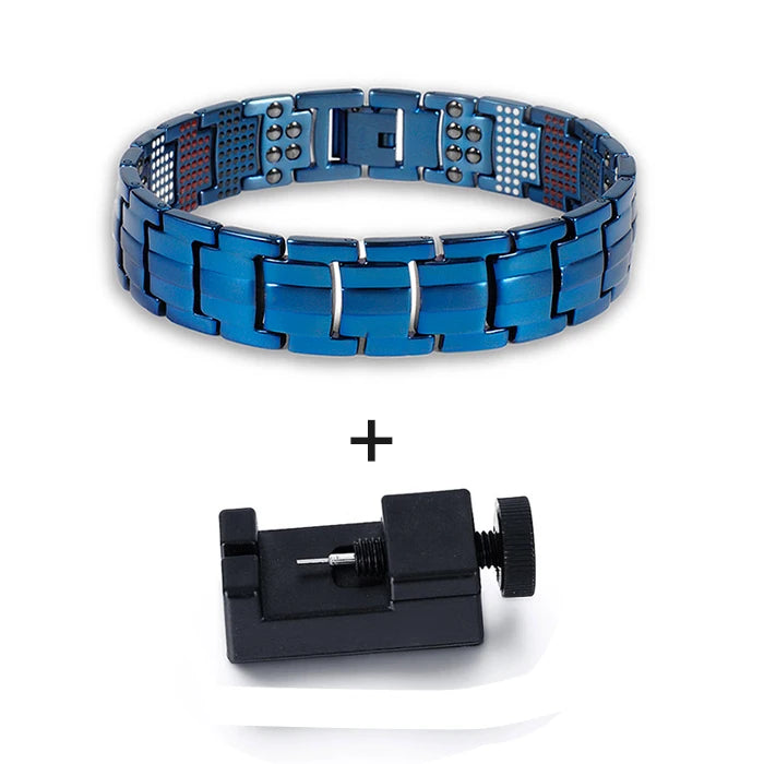 Magnetic Titanium Bracelet Men Health Energy Benefits