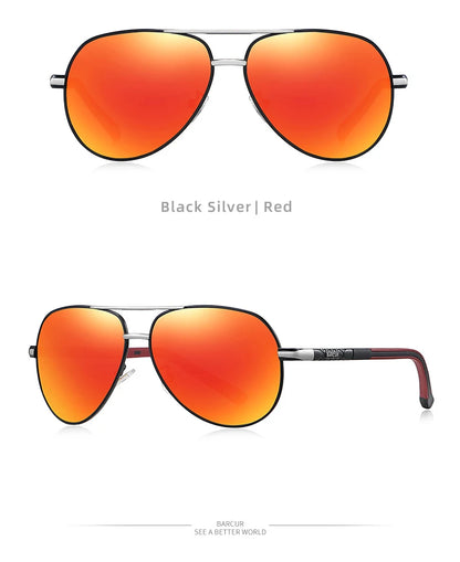 Aluminum Vintage Men's Sunglasses Men Polarized Coating