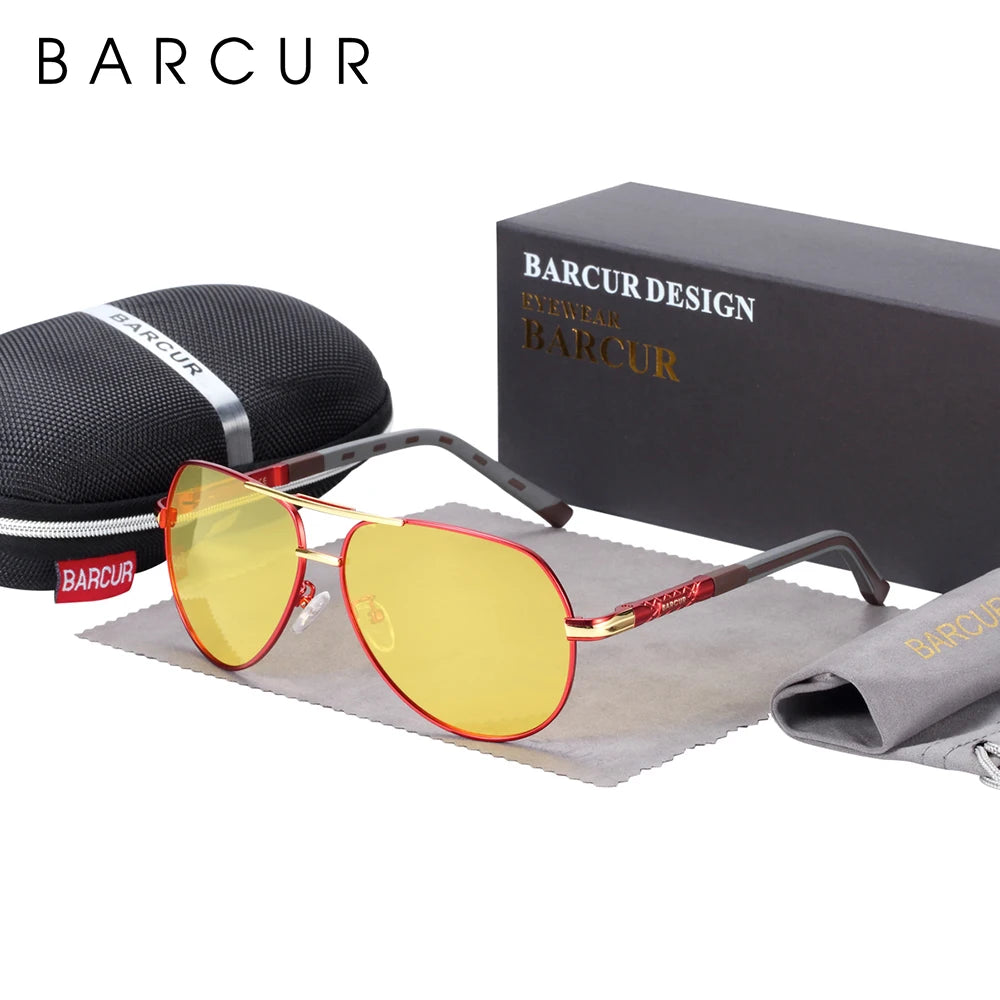 Aluminum Vintage Men's Sunglasses Men Polarized Coating