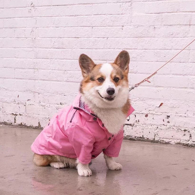 Waterproof Pet Dog Coat Windproof Raincoat