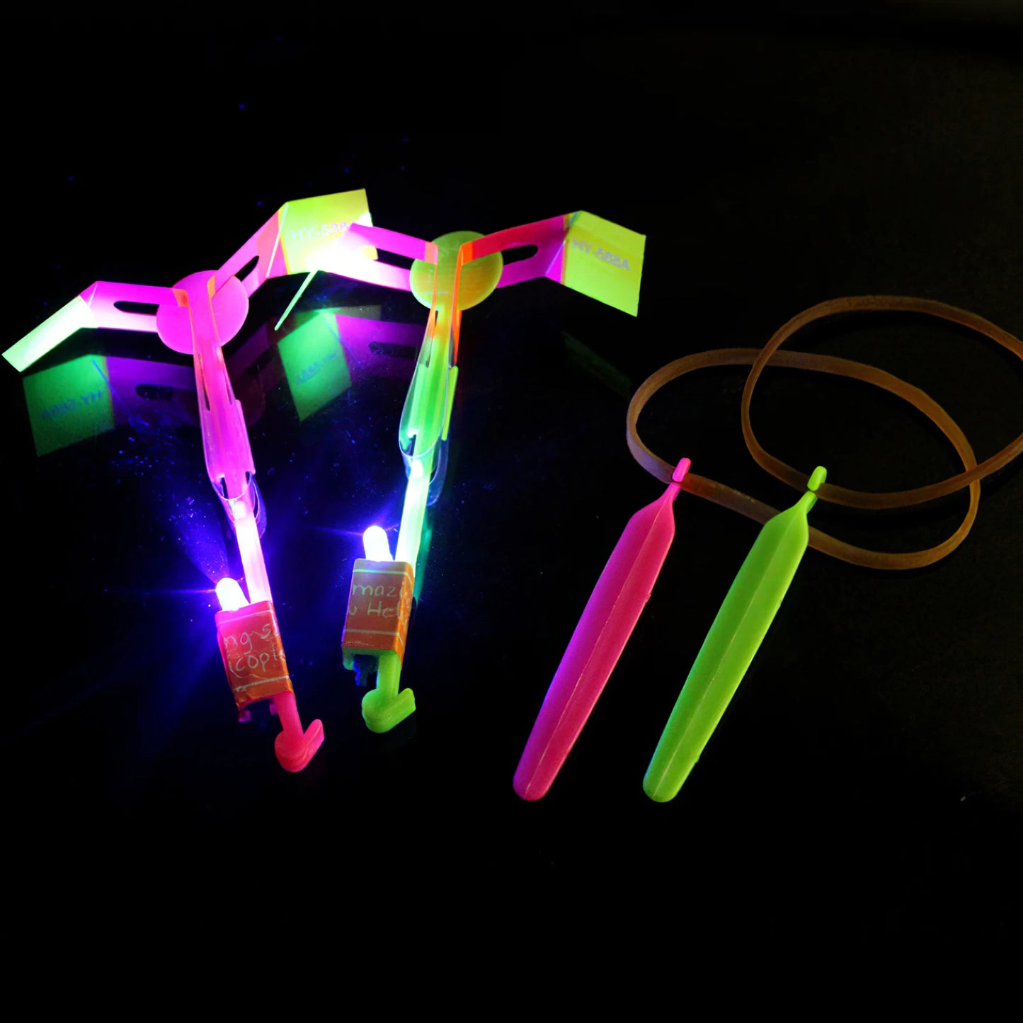10PCS Outdoor Shining Rocket Flash LED Light Night