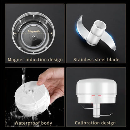 Meat Grinder Electric Garlic Crusher Food Chopper