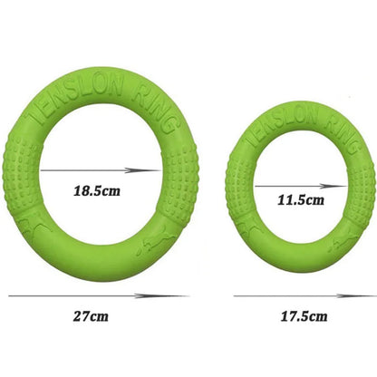 Pet Flying Discs EVA Training Ring Puller Resistant Bite