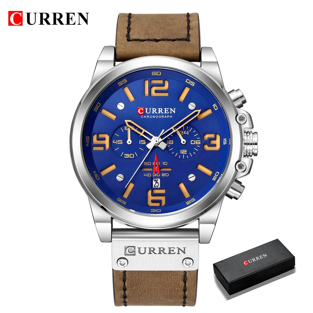 CURREN Mens Watches Top Luxury Brand Sport Wrist Watch