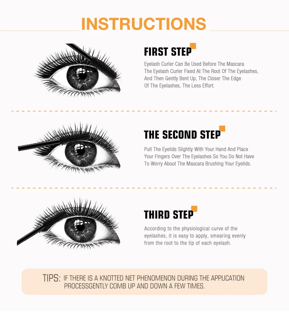 3D Mascara Lengthening Black Lash Eyelash Extension