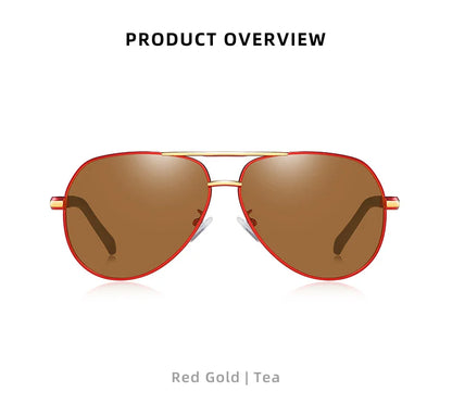 Aluminum Vintage Men's Sunglasses Men Polarized Coating
