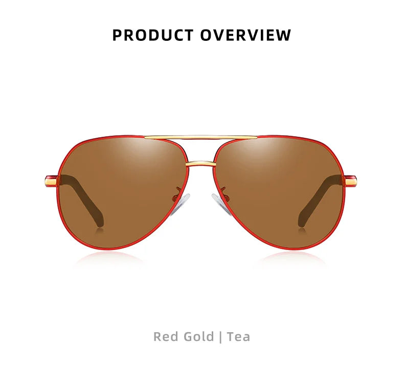 BARCUR Design Polarized Sunglasses for Men Women
