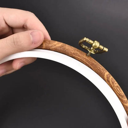 Sewing Tool Round Bamboo Embroidery Hoops Frame Set