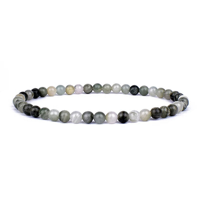 Mini Energy Charm Bracelet Natural Stone Beads Yoga Healing