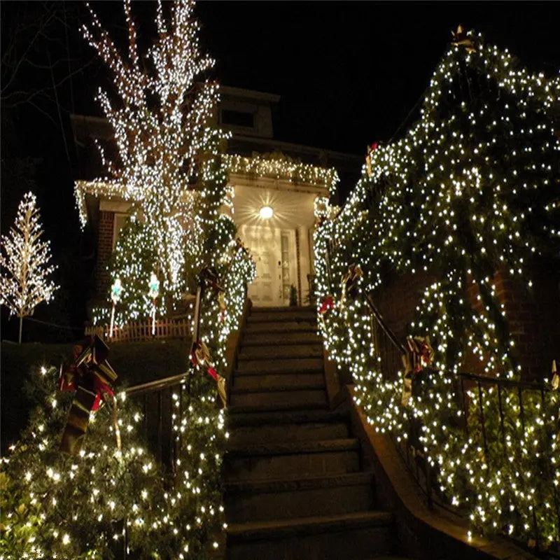 AA Battery Operated LED String Lights 10/20/40/80/160 for Xmas