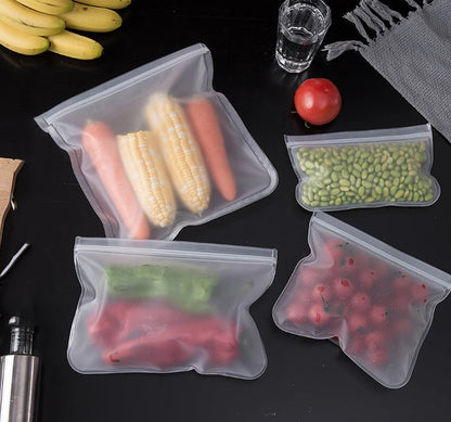 Silicone Food Storage Containers Reusable Food Bags