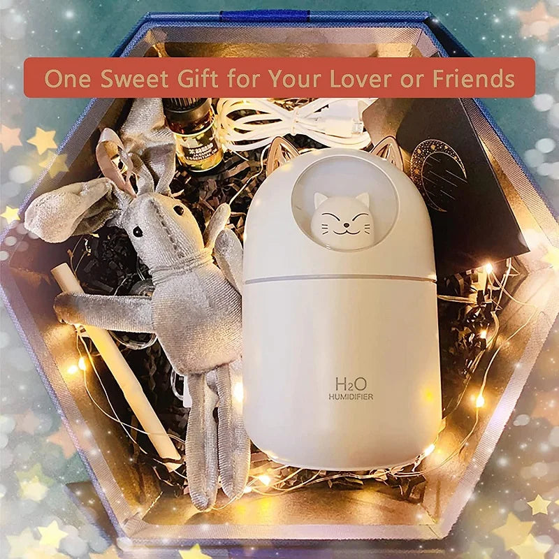 Mini Air Humidifier Portable Ultrasonic Aroma Essential Oil Diffuser