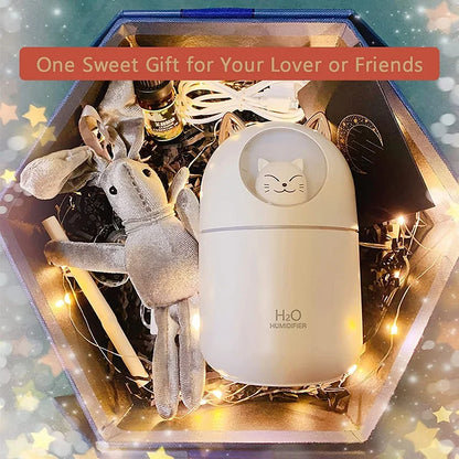 Mini Air Humidifier Portable Ultrasonic Aroma Essential Oil Diffuser