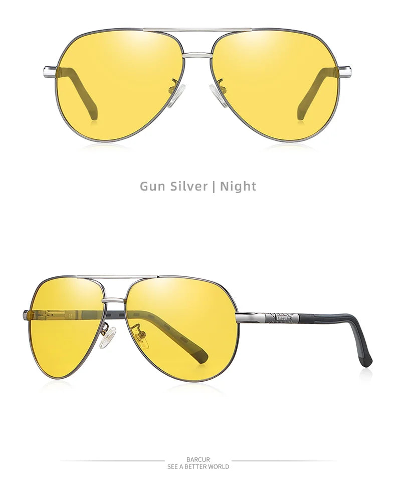 BARCUR Design Polarized Sunglasses for Men Women