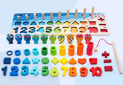 3D Preschool Children Educational Toys Wooden Montessori