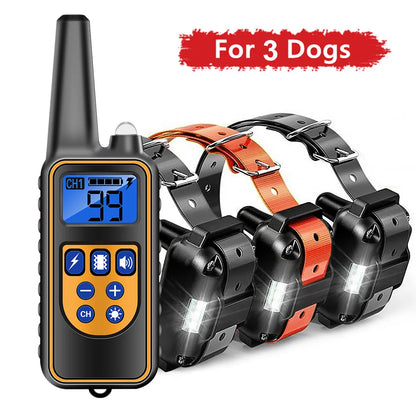 Electric Dog Training Collar Dog Anti Bark Waterproof