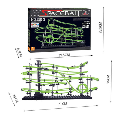 Luminous Spacerail Rollercoaster Ball Marble