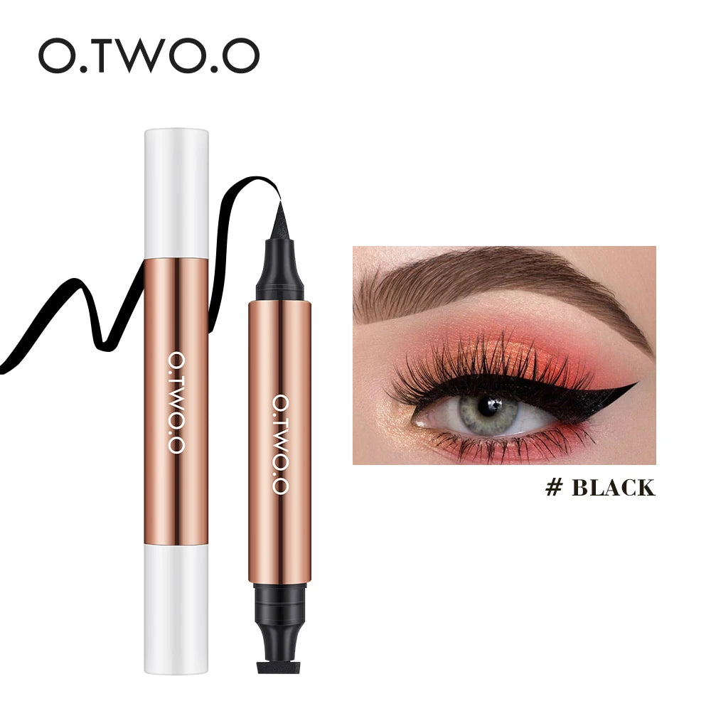 Eyeliner Stamp Black Liquid Eyeliner Pen Waterproof Fast Dry