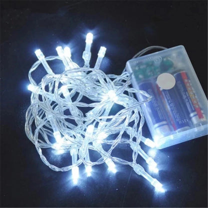 AA Battery Operated LED String Lights 10/20/40/80/160 for Xmas