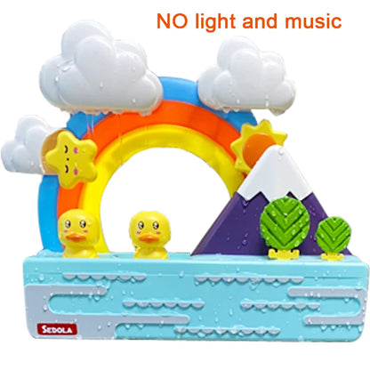 New Baby Bath Kids Toys Rainbow Shower Pipeline