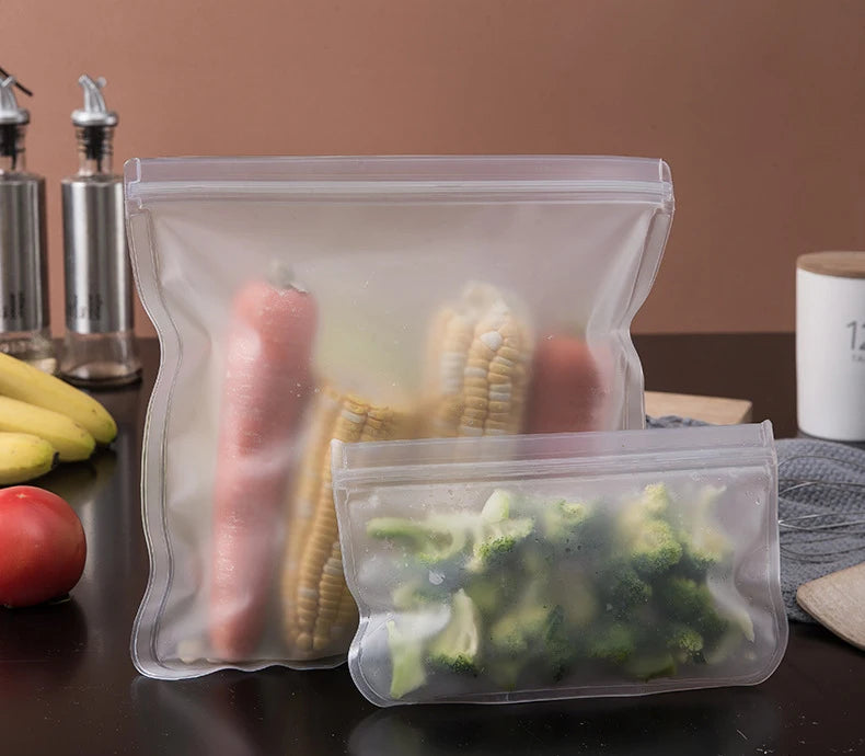 Silicone Food Storage Containers Reusable Food Bags
