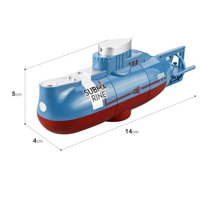 Mini RC Submarine 0.1M/s Speed Remote Control Boat Outdoor