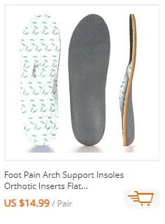 Plantar Fasciitis Orthopedic Sport Insole Arch Support Orthotic