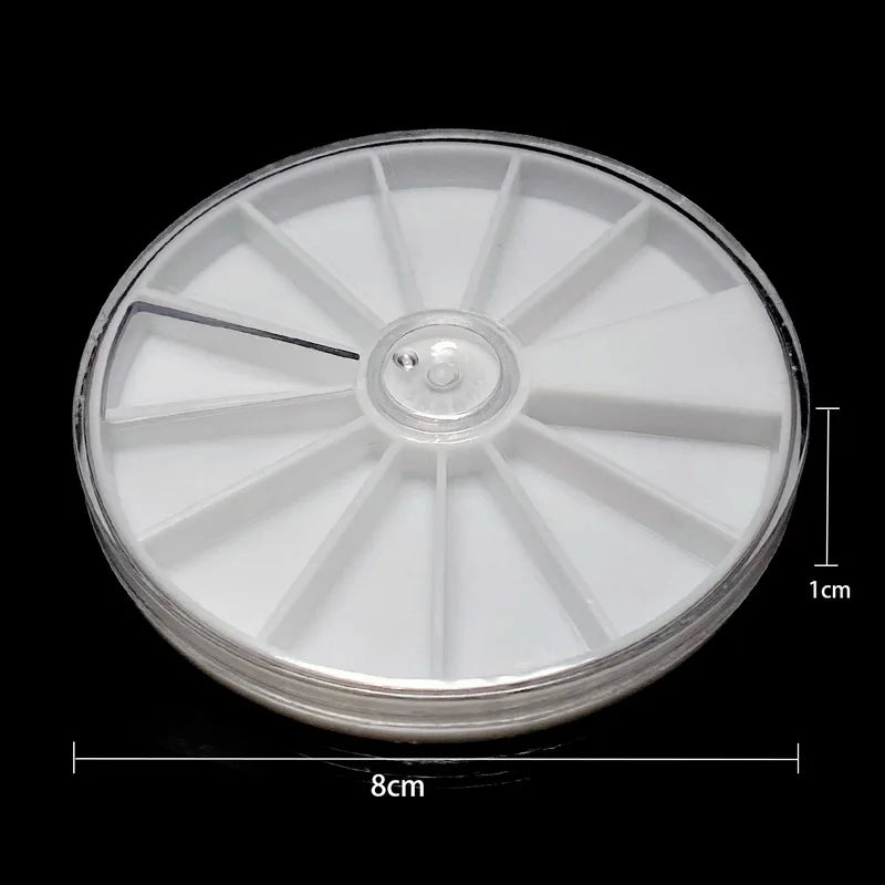 19 Style Plastic Storage Jewelry Box Compartment