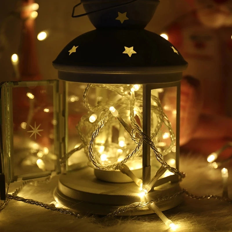 AA Battery Operated LED String Lights 10/20/40/80/160 for Xmas