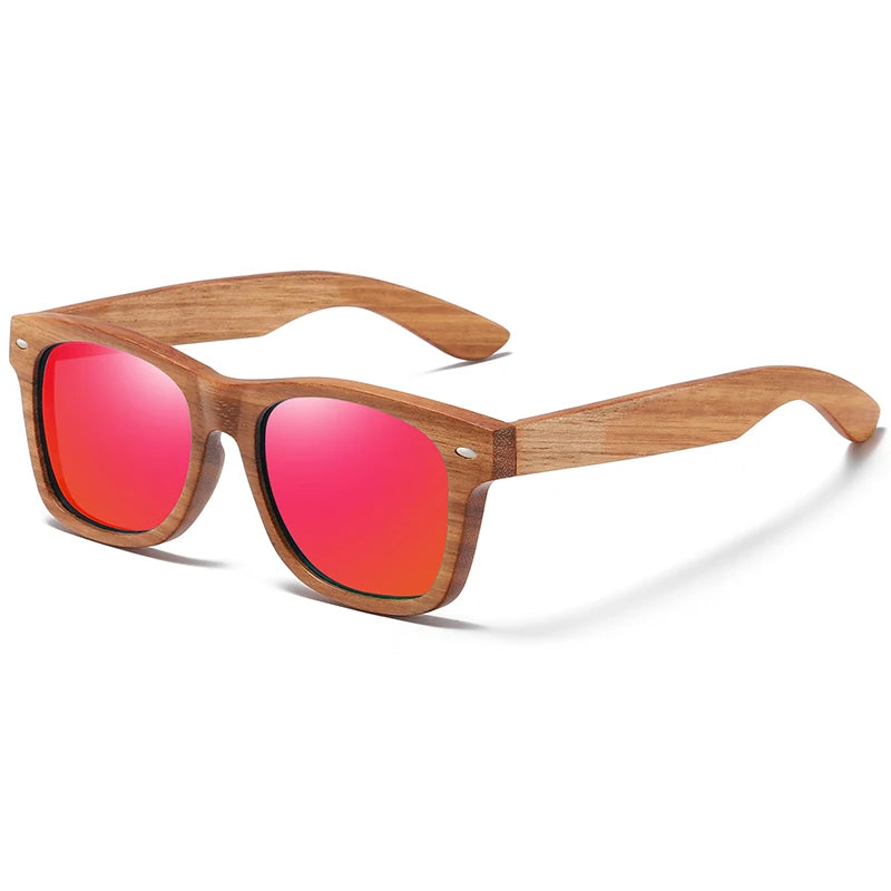 GM Natural Wood Sunglasses Polarized Wooden Sunglasses