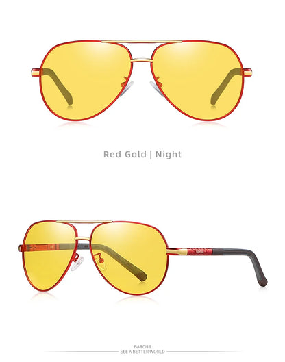 BARCUR Design Polarized Sunglasses for Men Women