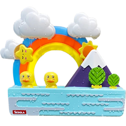 New Baby Bath Kids Toys Rainbow Shower Pipeline