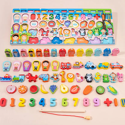 3D Preschool Children Educational Toys Wooden Montessori