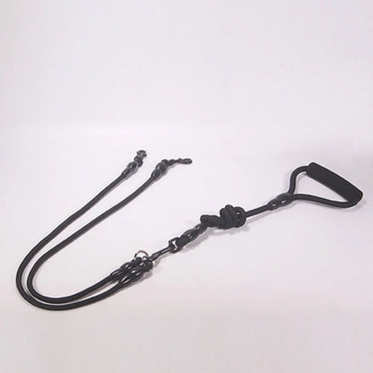 Pet Dog Leash Nylon Rope Double Dual Two Heads Dogs Leash