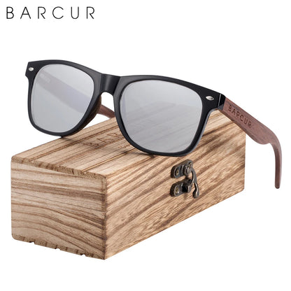 Black Walnut Sunglasses Wood Polarized Sunglasses Men