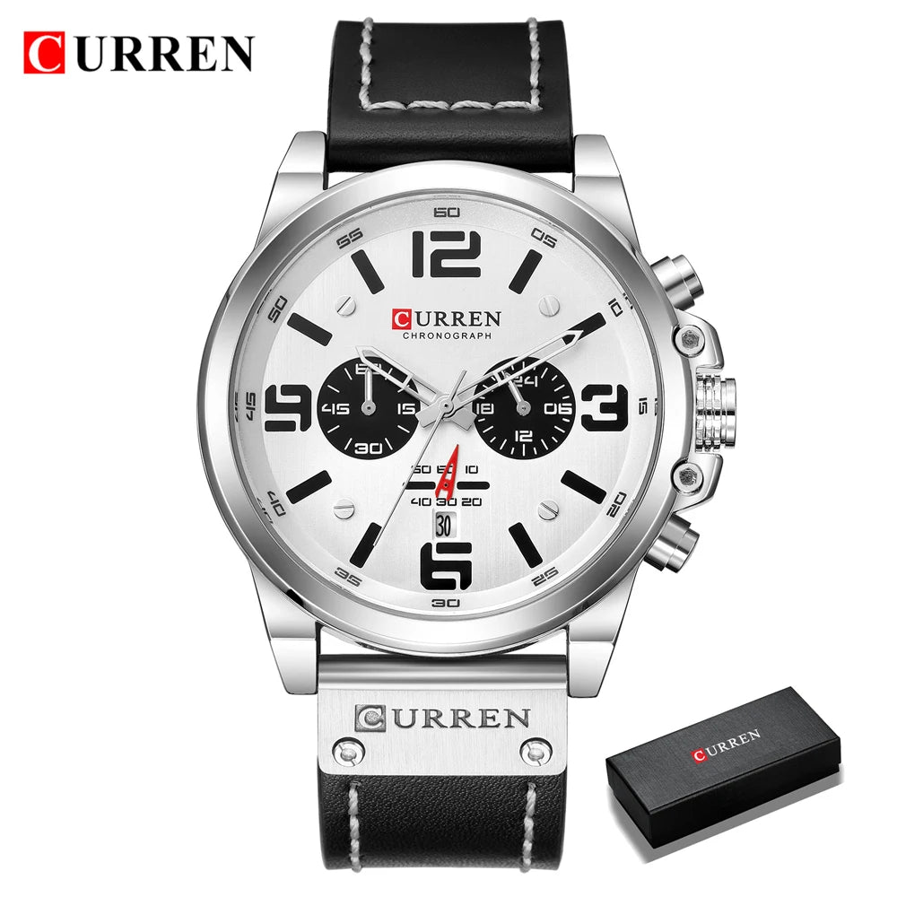 CURREN Mens Watches Top Luxury Brand Sport Wrist Watch