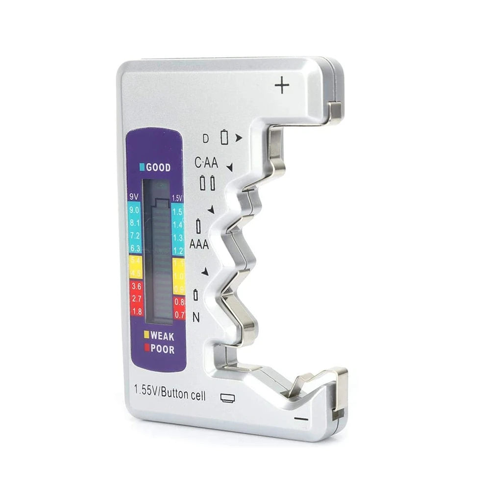Digital Battery Tester LCD Display Button Cell Battery