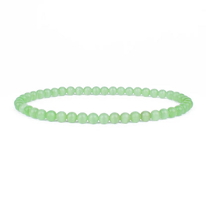 Mini Energy Charm Bracelet Natural Stone Beads Yoga Healing