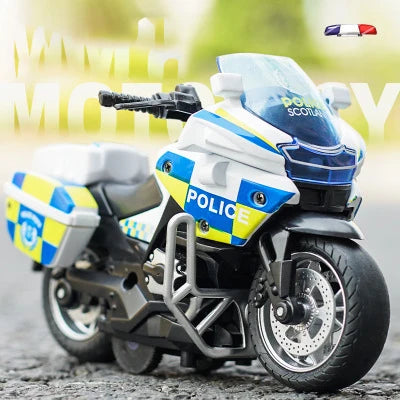 Car Model Alloy Pull Back Motorcycle Men's Locomotive