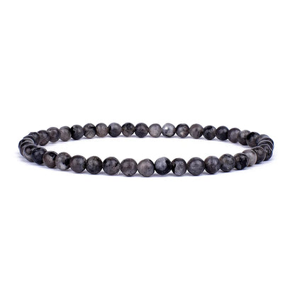 Mini Energy Charm Bracelet Natural Stone Beads Yoga Healing