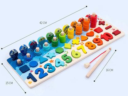 3D Preschool Children Educational Toys Wooden Montessori