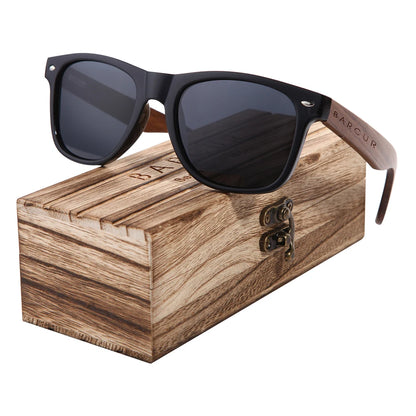 Black Walnut Sunglasses Wood Polarized Sunglasses Men