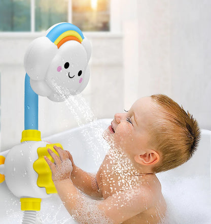 New Baby Bath Kids Toys Rainbow Shower Pipeline