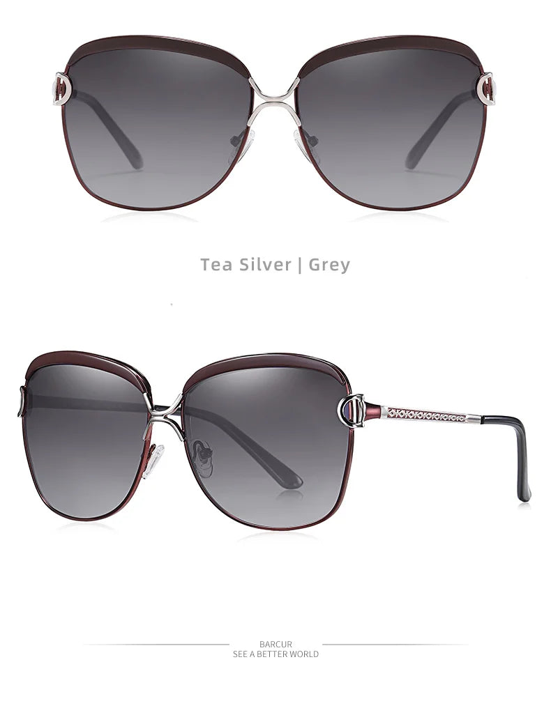 Polarized Ladies Sunglasses Women Gradient Lens